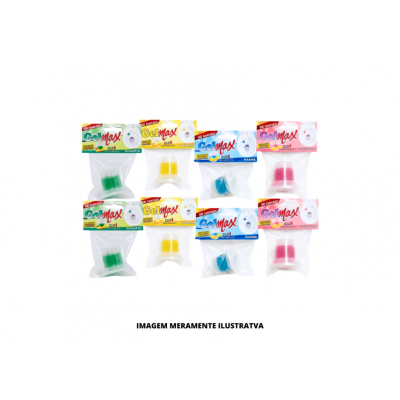 GEL SANITARIO - GELMAX - 7g 6 AROMAS - DP60